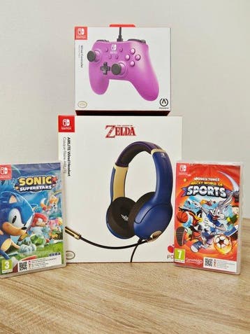 Nintendo - Switch - Casque The Legend of Zelda Hyrule +, Nieuw