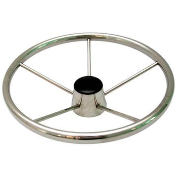 Allpa Stuurwiel RVS Luxe 6-spaaks 39,4 cm, Ophalen of Verzenden, Nieuw