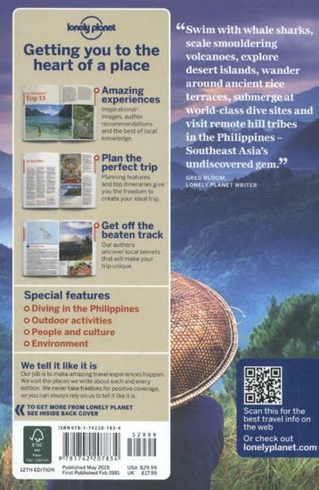 Lonely Planet Philippines dr 12 - Lonely Planet, Verzenden, Zo goed als nieuw, Lonely Planet