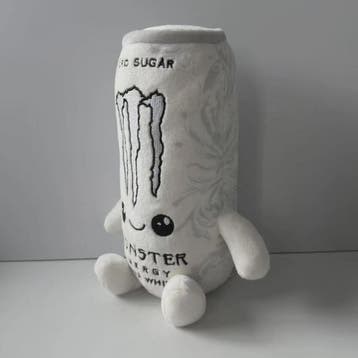 Pluche Energie Blikje 'Zero Sugar Ultra White' - Zacht Speel