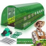 Tuinkas - Kweekkas - Broeikas - Foliekas  800x300 cm - Groen, Verzenden, Zo goed als nieuw