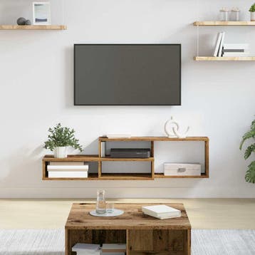 vidaXL TV-stand 120x25x28,5cm Bewerkt hout, Huis en Inrichting, Kasten | Televisiemeubels, Verzenden, Nieuw, Overige houtsoorten