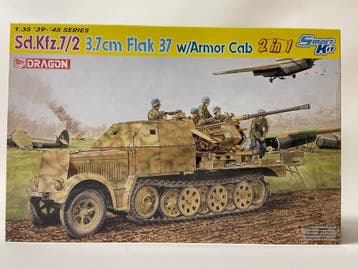 Sd.Kfz.7/2 3.7cm Flak 37 w/Armor Cab 2 in 1, Verzenden, Nieuw
