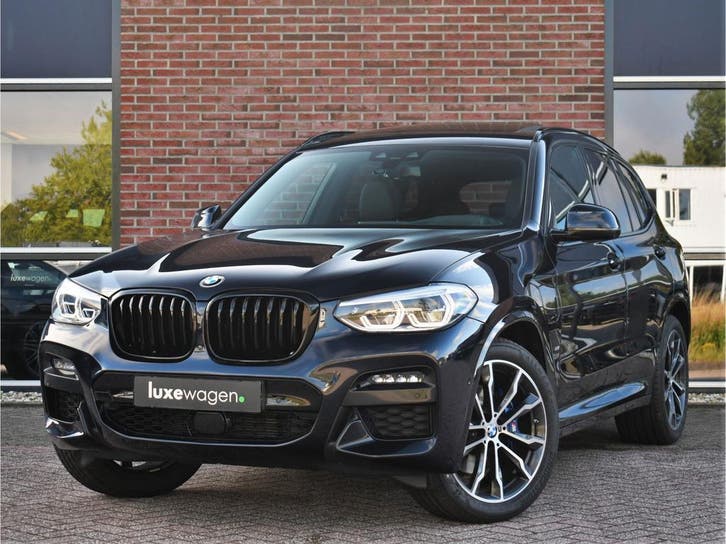 Zakelijke Lease |  BMW X3 xDrive30e M-Sport, Auto's, BMW, Dealer onderhouden, Lease, Zwart, Automaat, SUV of Terreinwagen, Financial lease