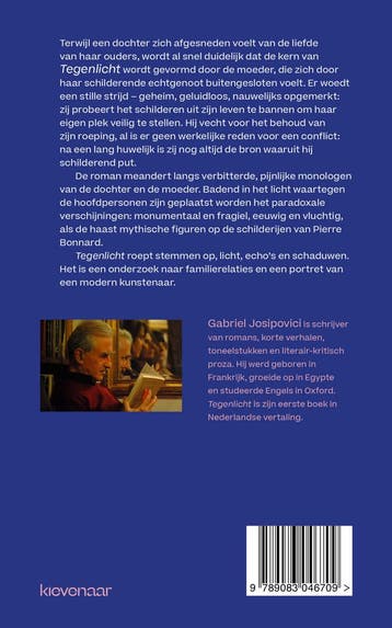 Tegenlicht, een triptiek naar Pierre Bonnard / -, Boeken, Verzenden, Zo goed als nieuw, Gabriel Josipovici