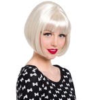Luxe platinum blonde boblijn damespruik - Damespruiken, Verzenden, Nieuw