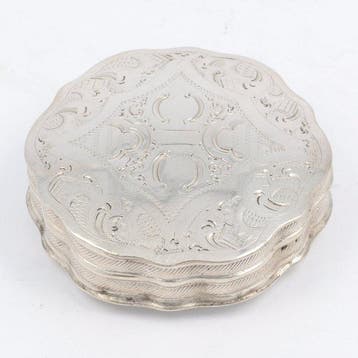 Adrianus G. Kooiman - Pepermuntdoos - .833 zilver