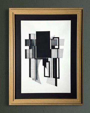 Eugène Eechaut (1928-2019) - Abstract ink composition