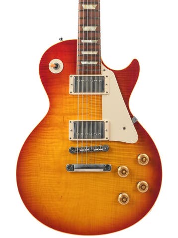 Gibson Custom Shop Les Paul R9 Cherry Sunburst 2004, Ophalen of Verzenden, Gebruikt, Solid body, Gibson