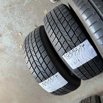 2 x Aplus 185-55-14 4 Seizoenbanden 8mm, Auto-onderdelen, Banden en Velgen, 14 inch, Gebruikt, All Season, Band(en)