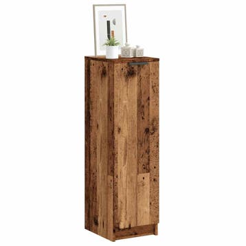 vidaXL Schoenenkast 29,5x35x100,5 cm bewerkt hout oud, Verzenden, Nieuw