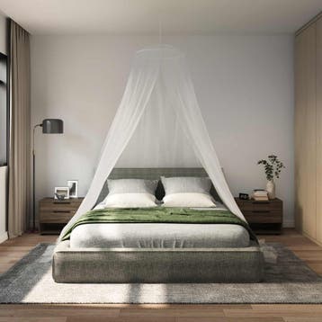 vidaXL Klamboe voor bed 3 st 156 mesh Wit 56 x 220 cm, Verzenden, Nieuw, Wit