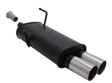 Novus sportuitlaat Peugeot 206, 206CC 2x76mm RL-Design, Auto-onderdelen, Verzenden, Nieuw
