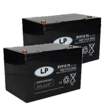 2 stuks: Landport EVX12-76 / EVX12076 Deep Cycle, origineel, Motoren, Verzenden, Nieuw