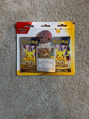 Pokémon - 1 Blisterverpakking - Pokémon - Pokemon 30th, Nieuw