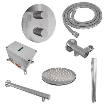 Brauer Chrome Carving Thermostatische Regendoucheset Inbouw, Ophalen of Verzenden, Nieuw