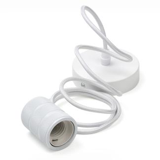 Pendel | Calex (E27, Metaal, Wit), Huis en Inrichting, Lampen | Overige, Nieuw, Verzenden