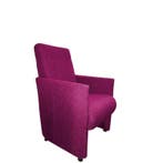 Eetkamerstoel Rob - eetkamerstoelen - Roze, Nieuw, Stof