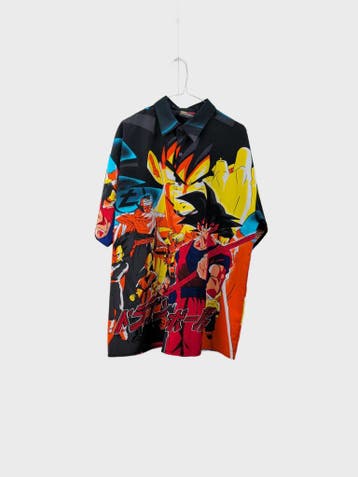 Dragonballz Casual Shirt Heren maat L Zwart Vintage, Ophalen of Verzenden, Nieuw