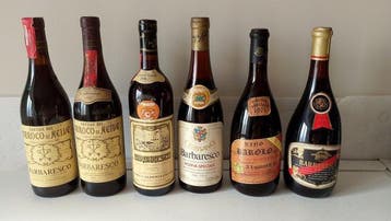 1982 Ris., 1982 Gallina Parroco di Neive, 1976 Corte Manolo,, Nieuw