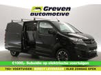 Opel Vivaro-e L3H1 75 kWh  Snelladen  Dubbele Cabine  SOH, Auto's, Automaat, Zwart, Elektrisch, Opel
