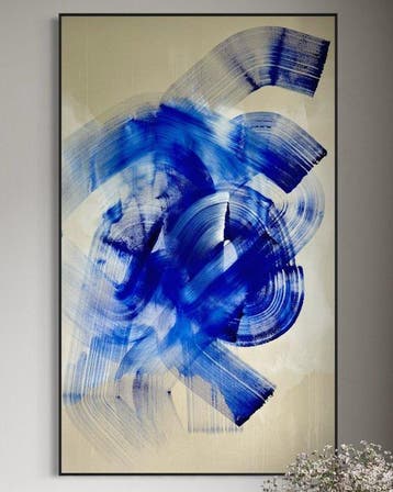 Andi Golden - Abstract blue - XXL MONUMENTAL - NO RESERVE