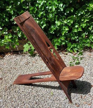Stoel - Mahonie, Antiek en Kunst