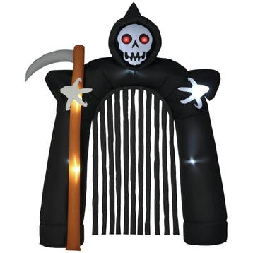 Große Halloween-Gartendekoration Sensenmann-Torbogen Selbsta, Verzenden, Nieuw