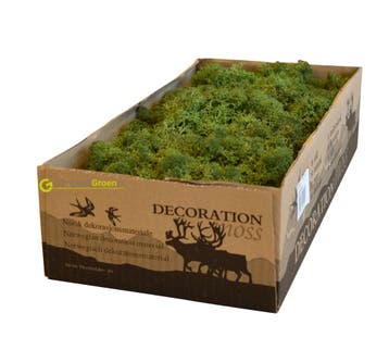 Rendiermos mosgroen 5000 gram, Verzenden, Nieuw