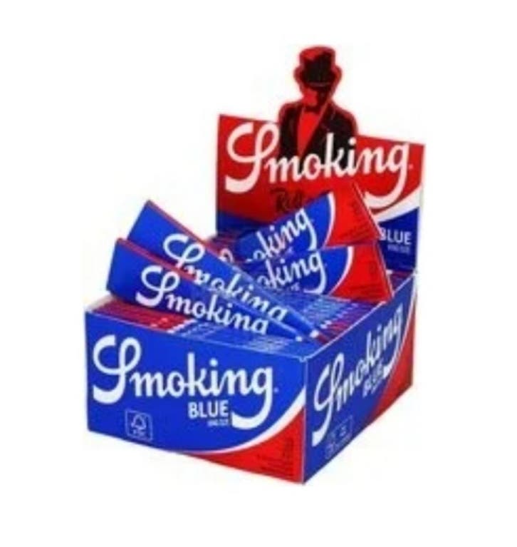 Smoking Blue king size vloei display (50 stuks), Verzamelen, Rookartikelen, Aanstekers en Luciferdoosjes, Nieuw, Verzenden