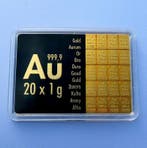 20 gram - Goud .999 - ESG / Valcambi SA - Met certificaat