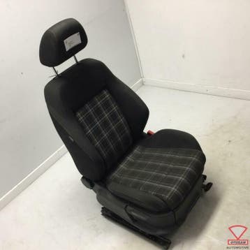 VW Polo 6R GTI Stoel Voorstoel Rechts + Stoelairbag, Ophalen, Gebruikt, Volkswagen