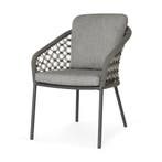 SUNS Nappa dining chair matt royal grey/mix macrame carbon, Ophalen of Verzenden, Nieuw