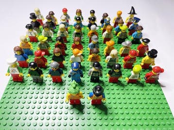 Lego Minifiguur - World City - 50 Lego Mini Figuren Minifig, Nieuw