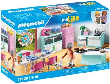 Playmobil keuken speelgoed My Life  van €33,99 voor €31,94, Ophalen of Verzenden, Nieuw