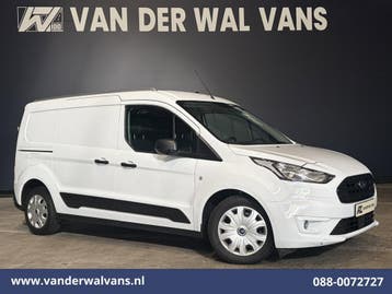 Ford Transit Connect | 1.5 EcoBlue 101pk L2H1 Euro6 Airco |, Auto's, Bestelauto's, Gebruikt, Euro 6, Wit, Dealer onderhouden
