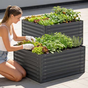 Verhoogde plantenbak Blomma verzinkt, verschillende maten, Verzenden, Nieuw