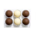 Chocolade Holvorm Halve Bol (6x) Ø75 mm, Verzenden, Nieuw
