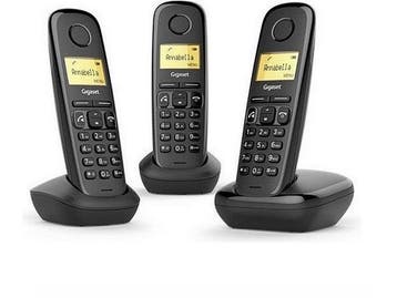 Gigaset A270 - DECT-telefoon - 3 handsets - 80 contacten (3, Verzenden, Zo goed als nieuw