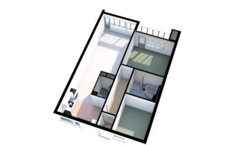 Te Huur 3 kamer Appartement Geessinkweg In Enschede, Direct bij eigenaar, Overijssel, Enschede, Appartement