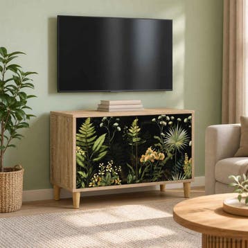 vidaXL Tv-meubel RHENEN 69 x 33 x 50 cm Sonoma Bewerkt hout, Huis en Inrichting, Minder dan 50 cm, Verzenden, Nieuw, Minder dan 100 cm