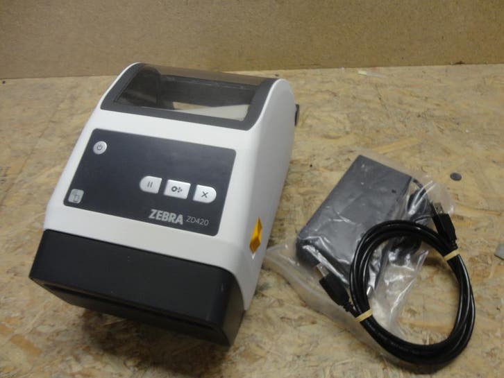 Zebra ZD420 Thermische Label Printer USB + LAN + BT + Cu..., Computers en Software, Printers, Refurbished