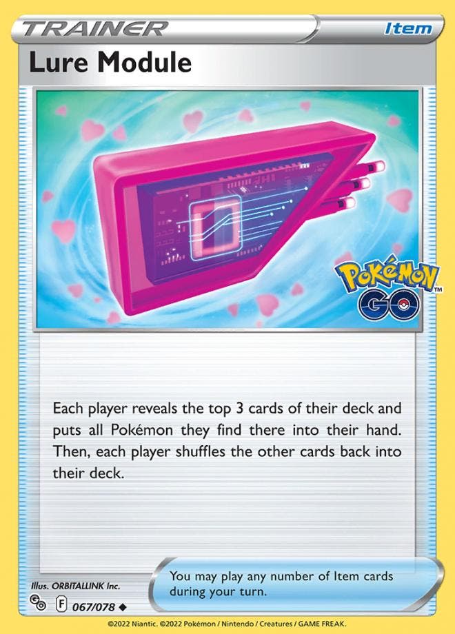 Lure Module 067/078 Pokémon Go, Hobby en Vrije tijd, Verzamelkaartspellen | Pokémon, Losse kaart, Nieuw, Foil, Ophalen of Verzenden
