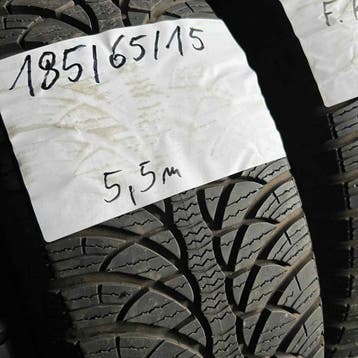 2 x Fulda Kristall Montero 3 185-65-15 Winterbanden 5,5mm, Gebruikt, 15 inch, Band(en), Personenwagen