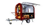 Hamburger foodtruck, hamburgerkraam, hamburgerwagen, Ophalen of Verzenden
