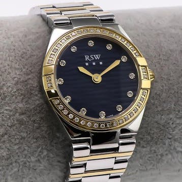 RSW - Swiss Diamond Watch - RSWL156-SG-D-9 - Zonder, Nieuw