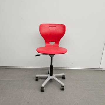 Proform bureaustoel / schoolstoel / werkstoel - rood kunstst, Ophalen of Verzenden, Nieuw