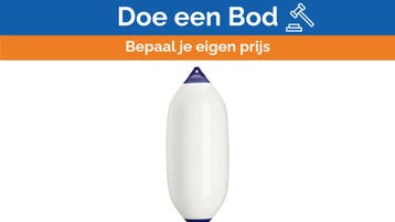 Bieden: Polyform white F13W heavy duty fender 1880 x 750 mm, Watersport en Boten, Ophalen of Verzenden, Nieuw