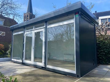 Ideale kantoorunit, zelf samen te stellen! Glazen wand