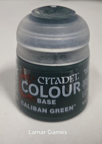 Citadel Colour Caliban Green Base Paint 12 Ml (Warhammer, Ophalen of Verzenden, Nieuw